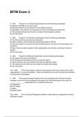 BITM Exam 2 Questions And Answers 