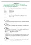NURS-6521N-20 FINAL EXAMS&sol; N6521 ADVANCED  PHARMACILOGY FINAL EXAM 2024&sol; QUESTIONS AND  CORRECT ANSWERS GRADED A&plus;