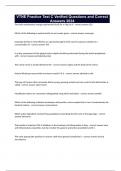 VTNE Practice Test C Verified Questions and Correct Answers 2024