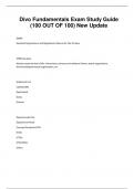 Divo Fundamentals Exam Study Guide &lpar;100 OUT OF 100&rpar; New Update