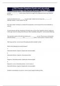 VTNE Practice Questions Exotic and Lab animal Pharmacology and Correct Answers Verified 2024