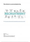 Opdracht Recruitment & Personeelsplanning