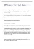 CBP Entrance Exam Study Guide &num;1 Latest Answers Updated&period;