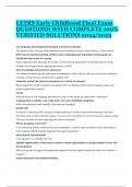 LETRS Early Childhood Final Exam QUESTIONS WITH COMPLETE 100&percnt; VERIFIED SOLUTIONS 2024&sol;2025