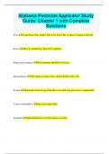 Alabama Pesticide Applicator Bundled Exams Questions and Answers &lpar;2024&sol;2025&rpar; &lpar;Complete and Accurate&rpar;