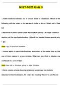 MISY-5325 Quiz 3 Questions and Answers &lpar;2024 &sol; 2025&rpar; &lpar;Verified Answers&rpar;