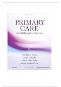 TEST BANK FOR PRIMARY CARE A COLLABORATIVE PRACTICE 5TH EDITION BUTTARO