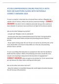 ATI RN COMPREHENSIVE ONLINE PRACTICE A WITH NGN 180 QUESTIONS ALONG WITH RATIONALE CORRECT ANSWERS 2024
