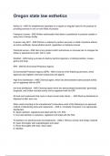 Oregon state law esthetics Exam 2024&sol;2025 Questions With Verified Solutions&period;