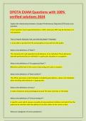 OPOTA EXAM Questions with 100&percnt; verified solutions 2024&period;pdf