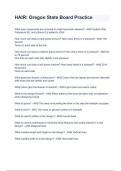 HAIR&colon; Oregon State Board Practice Exam 2024&sol;2025 Questions With Verified Solutions&period;