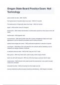 Oregon State Board Practice Exam&colon; Nail Technology 2024&sol;2025 Questions With Verified Solutions&period;