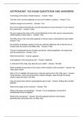 ASTRONOMY 102 EXAM QUESTIONS AND ANSWERS