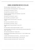 OHIO JURISPRUDENCE EXAM