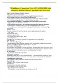 UGA History Exemption Test - UPDATED 2022 with complete solution&semi;&lpar;Actual questions and answers&rpar;