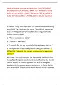 Medical-Surgical&colon; Immune and Infectious Quiz&sol;&sol;&sol;ATI ADULT  MEDICAL SURGICAL NGN TEST BANK 2024 WITH QUESTIONS  WITH DETAILED 100&percnt; CORRECT ANSWERS &sol; ATI ADULT MED  SURG WITH NGN LATEST UPDATE 2024&sol;A&plus; GRADE ASSURED