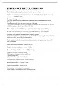 INSURANCE REGULATION-ND