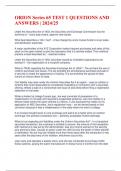 ORION Series 65 TEST 1 QUESTIONS AND ANSWERS &vert; 2024&sol;25
