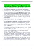Medical-Surgical RN A Prophecy Relias- Exam With Question And Solutions 2024