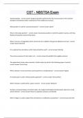 CST - NBSTSA Exam Questions and answers latest update 2024 