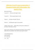 Ultimate CrossFit exam preparation 3 Complete Guide with Information You  need to Pass&period;
