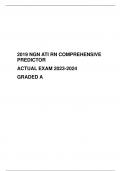 2019 NGN ATI RN COMPREHENSIVE PREDICTOR 2023-2024