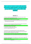 Hesi rn exit v2 version 2 exam with questions  and answers update graded a and guaranteed  success 20232024 latest update &lbrace;NEXT GEN  FORMAT&rcub;