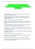 PCOL Final Exam &lbrack;2024&rsqb; Questions with Complete Solutions Verified A&plus;