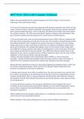 D027 WGU 2024 &lpar;with Complete Solutions&rpar; 