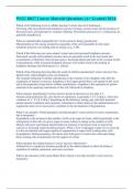 WGU D027 Course Material Questions &lpar;A&plus; Graded&rpar; 2024&period;