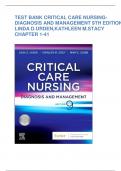 CRITICAL CARE NURSING-DIAGNOSIS AND MANAGEMENT 9TH ED