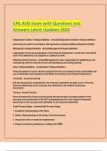 CPA AUD Exam with Questions and Answers Latest Updates 2024&period;pdf