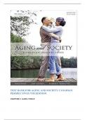 TEST BANK FOR AGING AND SOCIETY CANADIAN PERSPECTIVES 7TH EDITION 