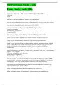 ND Post Exam Study Guide Exam Study Guide 2024