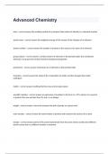 Advanced Chemistry Exam Question And Explanation Of Answers&period;