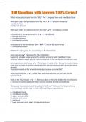 TMJ Questions with Answers 100&percnt; Correct 