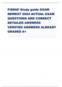 FISDAP EXAM NEWEST 2024 ACTUAL EXAM QUESTIONS AND CORRECT DETAILED ANSWERS VERIFIED ANSWERS ALREADY GRADED A+