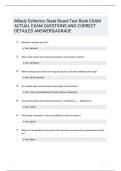 Milady Esthetics State Board Test Bank EXAM ACTUAL EXAM QUESTIONS AND CORRECT DETAILED ANSWERSAGRADE