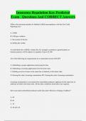 Insurance Regulation Key Predicted  Exam Questions And CORRECT Answers