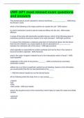 UWF AP1 most missed exam questions and answers 100&percnt; correct