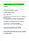 MCB3020 Exam 1 UWF 