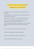 USA PTP Bundled Exams Questions and Answers 100&percnt; Verified and Updated 2024 &vert; Graded A