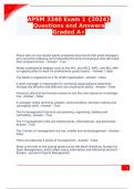 APSM 3340 Exam 1 Questions and Answers Graded A&plus; &lbrace;2024&rcub;