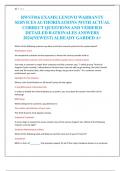 RWST016 EXAMS&vert; LENOVO WARRANTY  SERVICES AUTHORIXATIONS &vert;WITH ACTUAL  CORRECT QUESTIONS AND VERIFIED  DETAILED RATIONALES ANSWERS  2024&lpar;NEWEST&rpar; ALREADY GARDED A&plus;