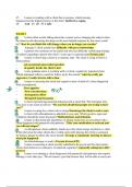 AA&plus;&plus;&plus; EXAM AND QUIZ HESI