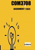 COM3708 ASSIGNMENT 1 PORTFOLIO 2024(WRITTEN)-Public relations and Advertising