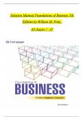 solution Manual For Foundations of Business&comma; 7th Edition by &lpar;William M&period; Pride&comma; 2023&rpar; Verified Chapters 1 - 47&comma; Complete Newest Version