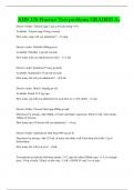 AHS 126 Practice Test problems GRADED A&plus; 