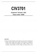 CIV3701 Assignment 01 Semester 01 2024 [Complete Answers] DISTINCTION GUARANTEED 