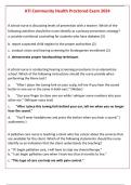 ATI Community Health EXAM RETAKE 2024 with NGN correct answers
